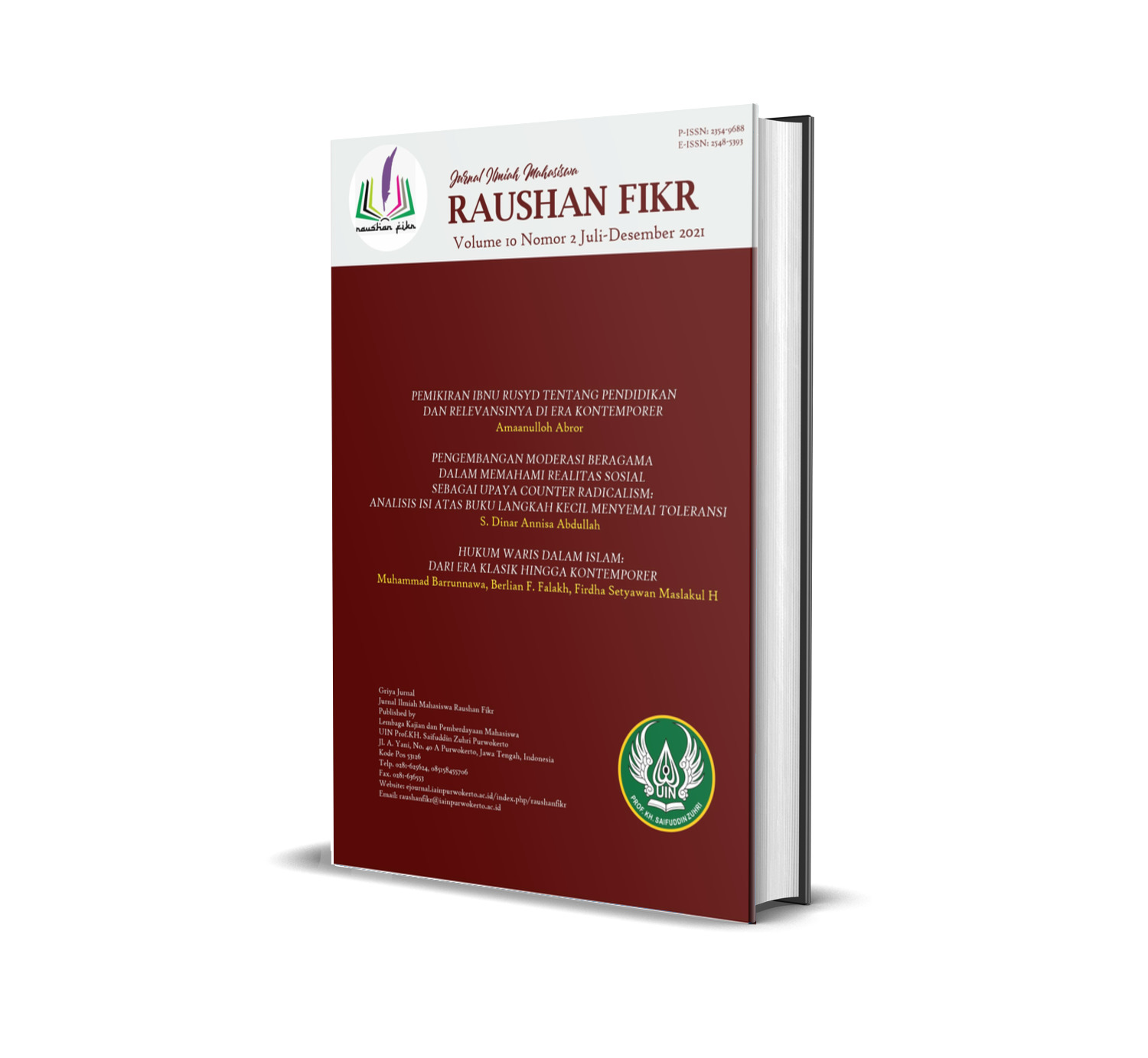 					View Vol. 10 No. 2 (2021): Jurnal Ilmiah Mahasiswa Raushan Fikr
				